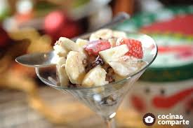 Receta Ensalada Navidena De Frutas Cyc