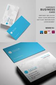 Minimal Corporate Business Card Corporate Identity Template Ad Corpo Corporate Business Card Design Business Cards Corporate Identity Corporate Business Card