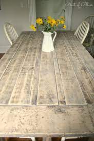 The extremely sturdy, rustic styling is easy to build and authentic to history. Diy Farmhouse Table Mix A Few Spoonfuls Of Clear Wax With Creamy White Paint And You Get A Colored Wax That Created This Beautiful Weat Chalk Paint Esszi
