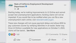 Everyone (ui and pua applicants) uses the same form. California S Employment Development Department Taking 2 Week Reset Won T Accept New Claims Cbs8 Com