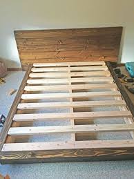 Discount code for $75 off the leesa on this episode i build a diy plywood platform bed with drawers along one side. Rustic Modern 2x6 Platform Bed Ana White Wooden Bed Design Rustic Platform Bed Platform Bed Designs