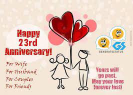 You are very special to me. Happy 23rd Anniversary Images For Husband Wife And Couples