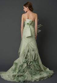 Or This Pretty Mint Green Number Colored Wedding Gowns Green Wedding Dresses Wedding Dresses Vera Wang