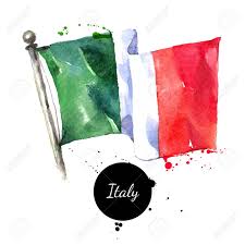 Tested high quality embroidery design. Aquarell Italien Flagge Hand Gezeichnet Vektor Illustration Auf Weissem Hintergrund Lizenzfrei Nutzbare Vektorgrafiken Clip Arts Illustrationen Image 60555730