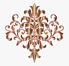 Seamless damask floral pattern, use for wedding invitation or any luxury vintage abstract background, vector. Damask Floral Design Visual Arts Paisley Gold Design Hd Png Download Kindpng