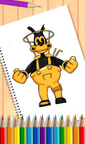 The collection of bendy and the ink machine coloring pages is one of the most popular coloring sheets for kids. Coloring Monster Book S Coloring Pages Game Free For Android Apk Download