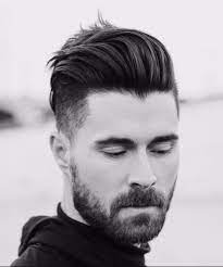 Modern Man Slick Back Haircut Cheveux Homme Coiffure Homme Coupe Cheveux Homme