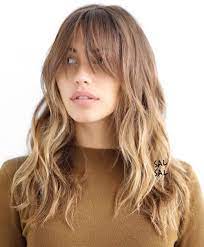 Tortoiseshell hair—the blend of chocolate brown, chestnut, caramel, and honey—is one of the trendiest hair colors for brunettes ever. 50 Cute Long Layered Haircuts With Bangs 2021