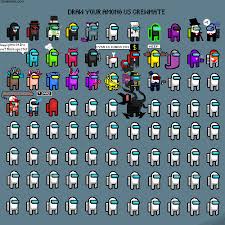 Easy drawing step by step. Editing The Among Us Thing Free Online Pixel Art Drawing Tool Pixilart