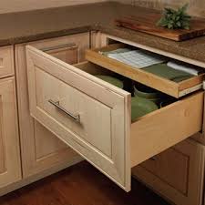 Merillat Masterpiece Launch Galina Maple Parchment Double Drawer Large Kitchen Drawer Organization Kitchen Drawers Utensil Storage Drawer
