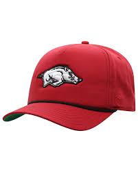 Arkansas razorbacks scrub hat, surgical hat, medical cap, bandana cap. Arkansas Razorbacks Top Of The World Team Color Rope Hat Arkansas Razorbacks Store Shop University Of Arkansas Apparel Gear Gifts Clothing