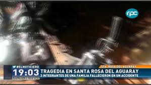 Trece Tragedia En Santa Rosa Del Aguaray 3 Integrantes Facebook