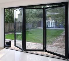Folding doors provide a unique element to any style architecture and offer some practical benefits including air flow and out of the way storage of the doors when open. Folding Patio Doors Accordion Folding Doors