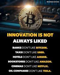 Innovation Is Not Always Liked In 2021 Learning Quotes Bitcoin Business Business Quotes