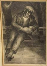 Sold at Auction: Barbara Burrage, Barbara Burrage Signed And Dated Print.  African