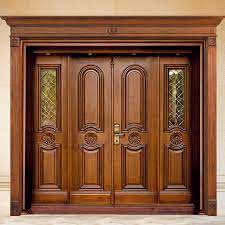 Quick ship front and exterior mahogany wood doors made with euro technology available in stock. Hs Yh8007 Outdoor Main Door Design Villa Exterior Entrance 4 Panels Solid Oak Wood Doors Buy 4 Panels Door Main Door Design Villa Entrance Wood Oak Wood Doors Product On Alibaba Com
