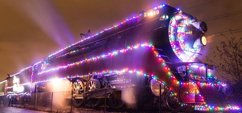 Holiday Express train rides with Santa in Portland