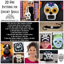 570 x 1500 jpeg 116 кб. 20 Free Crochet Skull Patterns Oombawka Design Crochet