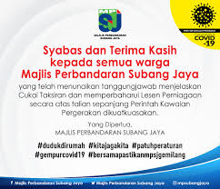 It also collects taxes from the residents such as yearly assessment fee. Majlis Bandaraya Subang Jaya Ø¯Ø± ØªÙˆÛŒÛŒØªØ± Ucapan Syabas Dan Terima Kasih Kepada Semua Warga Majlis Perbandaran Subang Jaya Mpsj Mpsj Infopbt Saluranpbtanda Kongsidansebarmpsj Perintahkawalanpergerakan Stayathome Janganrapatrapat Jagadirikita