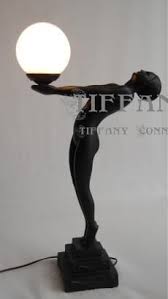 2 original art deco style airplane desk lamp as shown in ca. Wtc Black Art Deco Lady Lamp Tc 2039 Pieces Of Joy Studio Art Deco Black Art French Art Deco