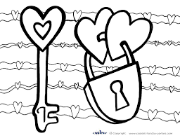 Tip on creating a shortcut key for any web page on the internet. Online Coloring Pages The Key Coloring The Key To The Lock To Heart I Love You