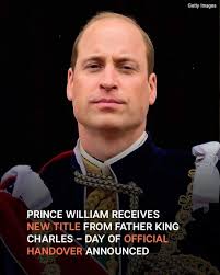 Congratulations to the future King! 👑 👏 William's new title, received as  his brother Harry arrives home in the UK, is in the comments below.👇