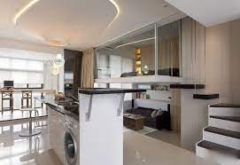 Modern Small Apartment With Open Plan And Loft Bedroom Small Apartment Design Small Studio Apartments Apartment Interior Design