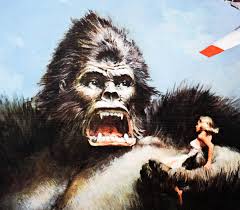 King kong (1976 / paramount) promo art. King Kong 1976 One Sheet Teaser Usa