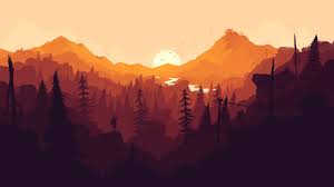 Illustration Of Mountains Firewatch Forest Mountains 2k Wallpaper Hdwallpaper Desktop Mountain Wallpaper Landscape Wallpaper Landscape Art
