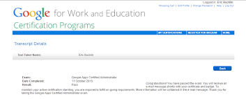 With that in mind, google has designed free, online training for the classroom that helps educators do what they do best, even better. Google Apps Admin Certification Training And Thoughts