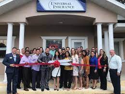 Amanda carranza, cynthia medina, monica blas, monica guzman, alicia calderon,. Ribbon Cutting Universal Insurance
