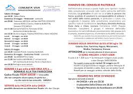 RINNOVO DEL CONSIGLIO PASTORALE ROSARIO NEL MESE DI MAGGIO