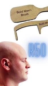 Bald Dude Brushing Invisible Hair