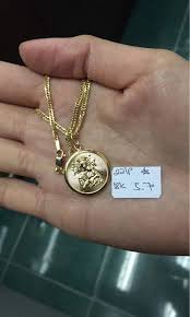 Maybe you would like to learn more about one of these? 18k Saudi Gold Mother Mary Necklace Pendant Pawnable Women S Fashion Jewelry Organizers Necklaces On Carousell