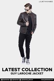 Latestarrival Freshcollection Guy Laroche Studio Men Quilt Detailed Brown Jacket Easy To Wear And Comf Mens Jackets Leather Jacket Men Leather Jackets Women