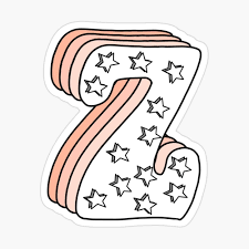 Check spelling or type a new query. Starry Retro Letter Z Lowercase Sticker By Allyyxoxo In 2021 Print Stickers Aesthetic Letters Lettering