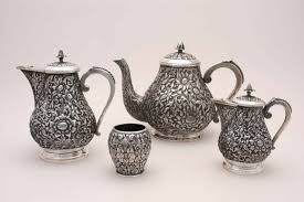thee en koffieservies antiek zilver zilver goud