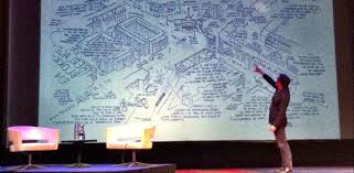 It's a collection of line drawings and text; Jan Rothuizen The Next Speaker