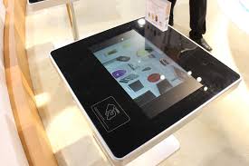 Touchscreen Restaurant Table Forecasts The End Of Human Interactions Digital Trends Restaurant Tables Metal Bar Stools Bars For Home