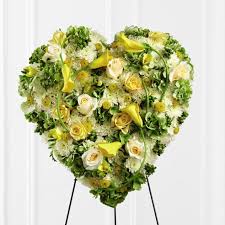 However, there are some common funeral flowers that are used time and again to express grief and sorrow. Funeral Heart Flower Arrangements Sendflowers Com