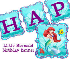 Little Mermaid Free Party Printables Buscar Con Google Little Mermaid Birthday Mermaid Happy Birthday Mermaid Birthday