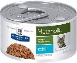 Hill S Prescription Diet Metabolic Weight Management Vegetable And Tuna Stew Canned Cat Food 12 2 9 Oz See Canned Cat Food Best Cat Food Homemade Cat Food