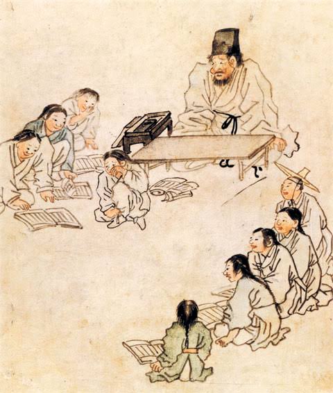 최석조 선생님의 옛그림 산책] 김홍도의 '서당'