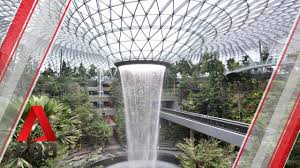 Singapore's new jewel changi airport complex has finally opened to the public. Jewel Changi Airport World S Largest Indoor Waterfall Rain Vortex Youtube