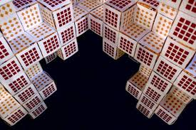 Fractal lion birthday greeting card. U S C Exhibit Shows Fractals Built From Paper The New York Times