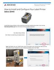 This article provides information on the setup and installation of the zebra zd410 label printer. Zebra Zd410 Manuals Manualslib