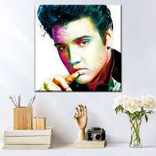 The King Elvis Wall art by Patrice Murciano