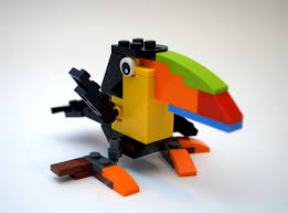 Lego Toucan By Nate Abbott Lego Animals Lego Lego Therapy