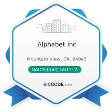 Our two classes of shares will continue to trade on nasdaq as googl and goog. Alphabet Inc Zip 94043 Naics 551112 Sic 6719