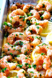 One Pan Roasted Lemon Butter Garlic Shrimp And Asparagus Bursting With Flavor And On Your Cooked Shrimp Recipes Lemon Garlic Butter Shrimp Shrimp And Asparagus